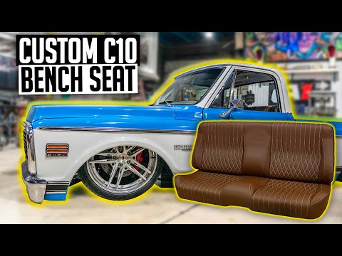 How to Build a Custom C10 Bench Seat - Supercharged LS Chevy C10 Truck Ep. 13