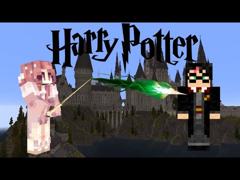 I'M A WITCH! AVADA KEDAVRA~ (Harry Potter mod in Minecraft)