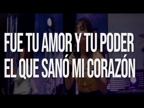 Fue tu amor y tu poder que sanó mi corazon Ahora fuerte soy y libre soy!