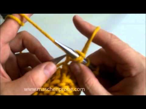 Basic: Schlaufenmuster oder Schlingenmuster stricken