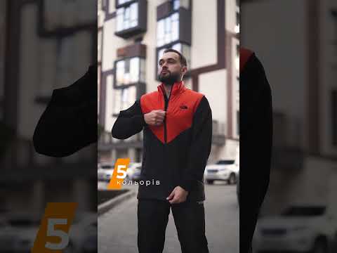 The North Face жилетка мужская весенняя осенняя спортивная безрукавка тнф черно-серая - фото 1 - id-p1407490199