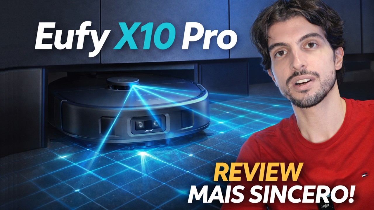 Miniatura da avaliação em vídeo de Robô Aspirador Kuanttum X10 com Base de Autolimpeza e Laser
