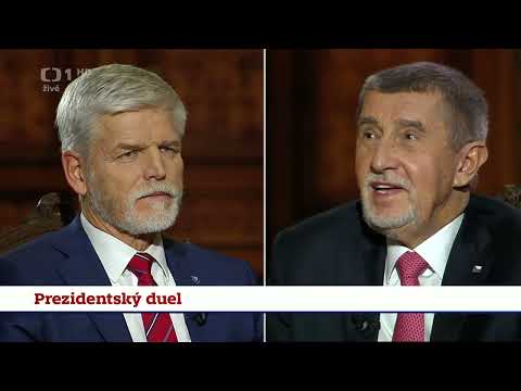 Prezidentský duel ČT - Andrej Babiš vs Petr Pavel (22.1.2023)