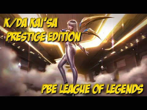 NEW K/DA Kai'sa Prestige Edition PBE - League Of Legends