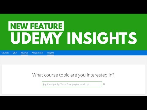 New Udemy Insights Tab - Everything Explained!
