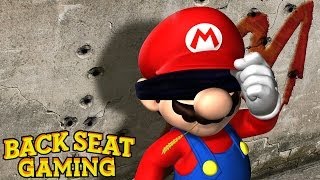 BEATING MARIO BLINDFOLDED (Backseat Gaming)