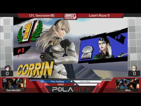 CFL Smackdown 86 - Duffo (Bayonetta, Little Mac) vs Mugi (Corrin) - SSB4 Losers Quarters