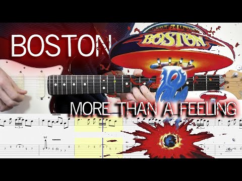 Boston - More than a feeling (Guitar Lesson With TAB & Score)🎸