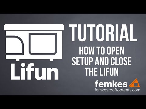 Femkes Lifun RAPTOR Roof Top Tent | Tutorial how to open, setup and close
