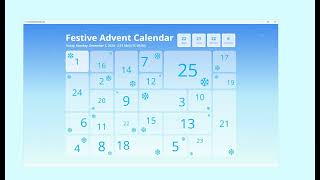🎄 Festive Advent Calendar 2024 - Powered by Uno Platform 🎁