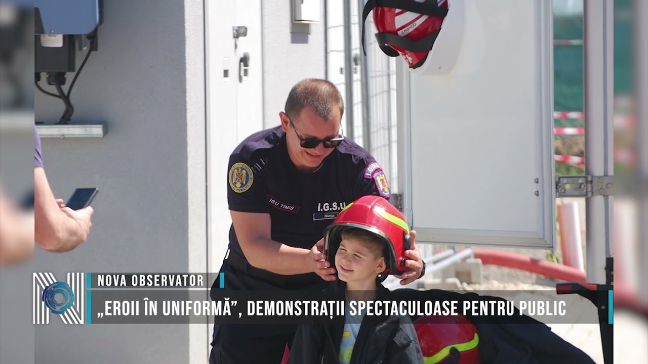 „Eroii în uniformă”, demonstrații spectaculoase pentru public