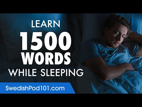 Swedish Conversation: Learn while you Sleep with 1500 words