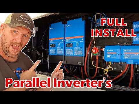 Installing Victron Multiplus II parallel  in an RV! #rvlife #rvliving