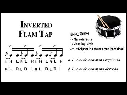 29. Inverted Flam Tap – 40 RUDIMENTOS | Clases de Batería