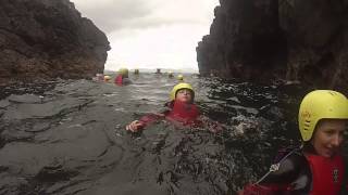 preview picture of video 'Coasteering @ Delphi Mountain Resort - Mayo, June 2014'