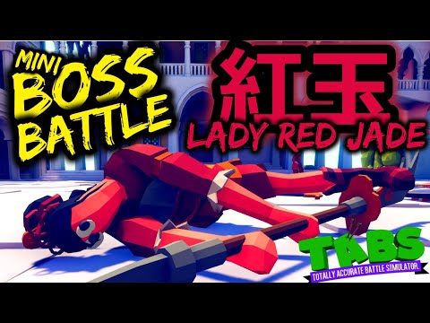Mini Boss Battle(#17) : Lady Red Jade / Raid of Renaissance City - TABS Renaissance Update