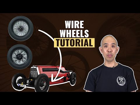 GodHand & ITALERI |  How To Build Wire Wheels Tutorial 1/12 Fiat Mefistofele | #askHearns