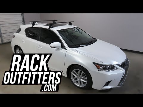 Lexus CT with Yakima BaseLine JetStream Roof Rack Crossbars