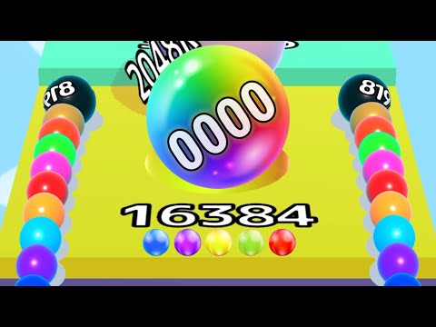 Ball Run Infinity 2048 vs Number Master Run and Merge Gameplay Walkthrough Mobile New Update Part #2