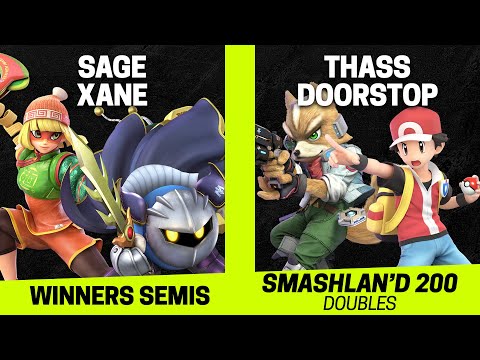 SmashLAN'd 200 Doubles Winners Semis - Sage/xane vs Thass/Doorstop - SSBU Tournament