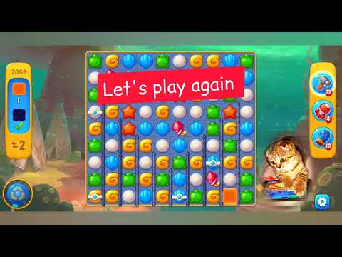 Fishdom 2022, no Boosters,   2049   level  -  прохождение без бустеров,   2049  уровень.