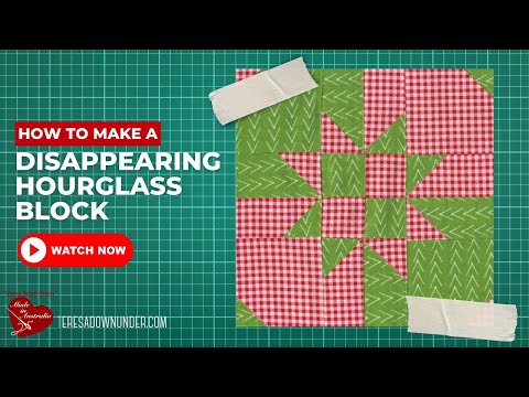 How to make a Disappearing hourglass block