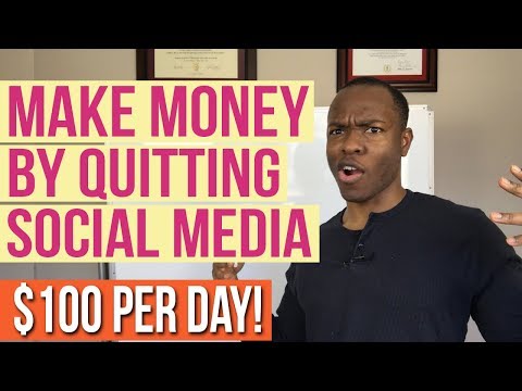 Make Money Online (DAILY PAYOUT of $100 PER DAY) by QUITTING SOCIAL MEDIA