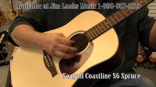 Video thumbnail for Seagull Coastline S6 Spruce Acoustic Guitar Demo by jimlaabsmusic