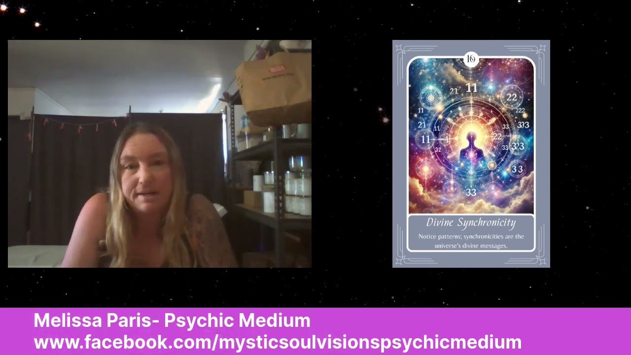 Card 16: Divine Synchronicity - Melissa Paris | Psychic Medium