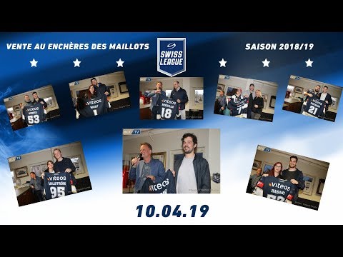 10.04.2019 Vente aux enchères des maillots de la 1ère Equipe du HCC