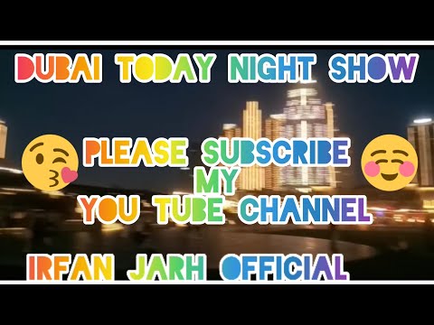 Tonight's show in Dubai۔                          ||Irfan Jarh Official||