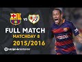 FC Barcelona vs Rayo Vallecano (5-2) Matchday 08 2015/2016 - FULL MATCH