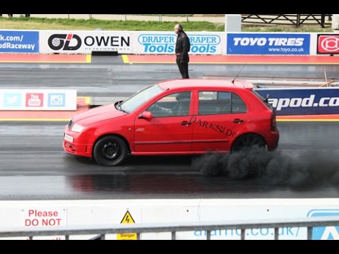 Darkside Developments Fabia vRS - 11.60s @ 122.44mph - Quickest Diesel & Skoda GTI Spring Fest 2015