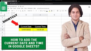 How to Add the Current Date and Time in Google Sheets?