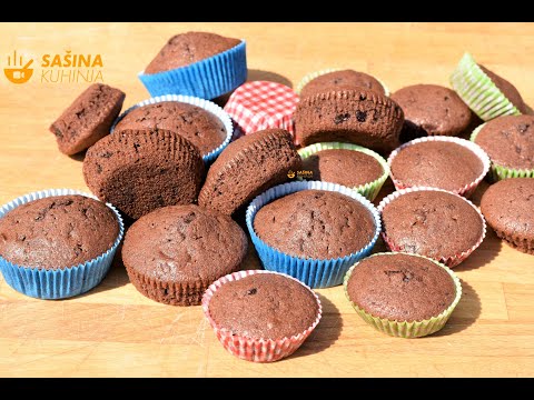 Turbo čokoladni mafini Extra Chocolate Muffins - Sašina kuhinja