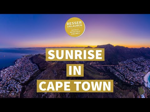 Sonnenaufgang in Kapstadt - Rund um den Lions Head - Relax Film - Drone Footage