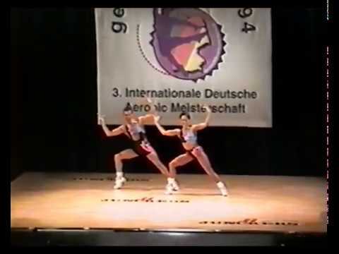 Olga Burkova, Yuri Siiukhin (Russia) - 1994 German Aerobic Open