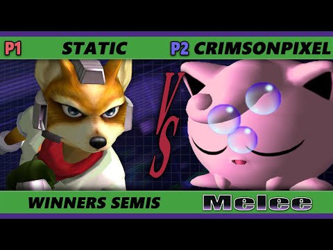 S@X 451 Winners Semis - Static (Fox) Vs. CrimsonPixel (Jigglypuff) Smash Melee - SSBM