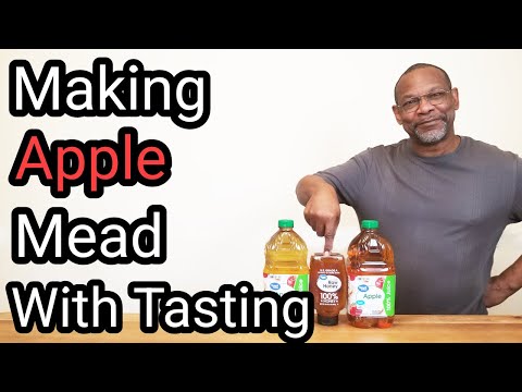 Making Apple Mead  13% ABV