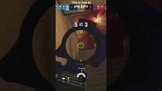 This is how to play Zofia in R6 Siege #shorts #gaming #ps5 #r6siege #zofia #triple