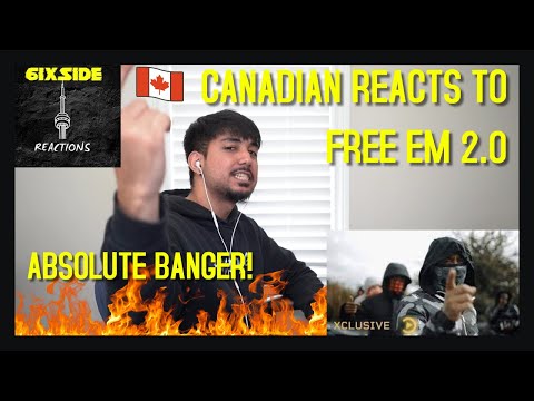 CANADIAN REACTION TO NitoNB X K1 N15 X Workrate X MadMax X Shambo - Free Em 2.0 (Music Video)