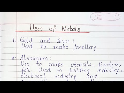 Uses of Metals