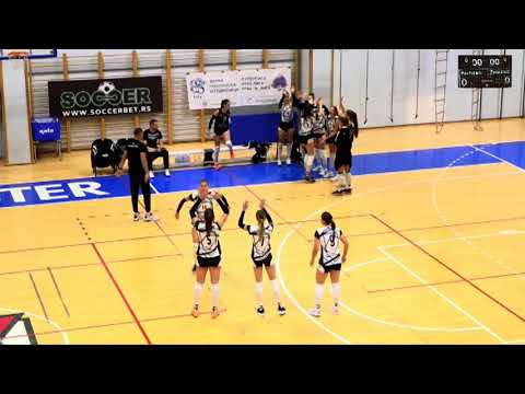 ŽENSKA ODBOJKA: Partizan - Železnicar 0:3 | treće kolo Superlige (17.10.2021.)