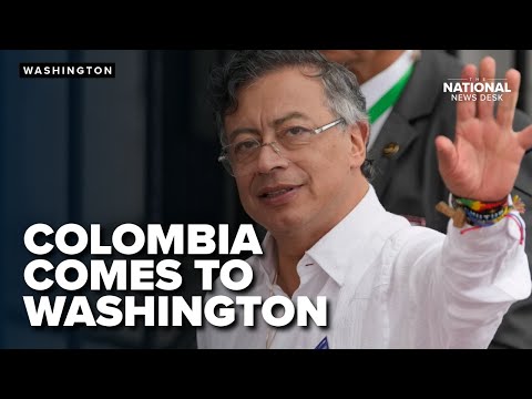 Trump meets with Colombian president at White House