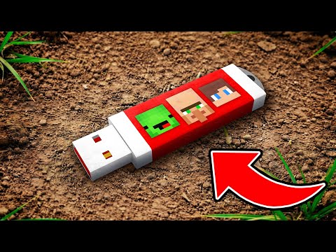 What’s inside Mikey and JJ USB Drive in Minecraft (Maizen)