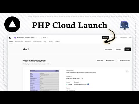 How to deploy a PHP project on Vercel (Code Lift)