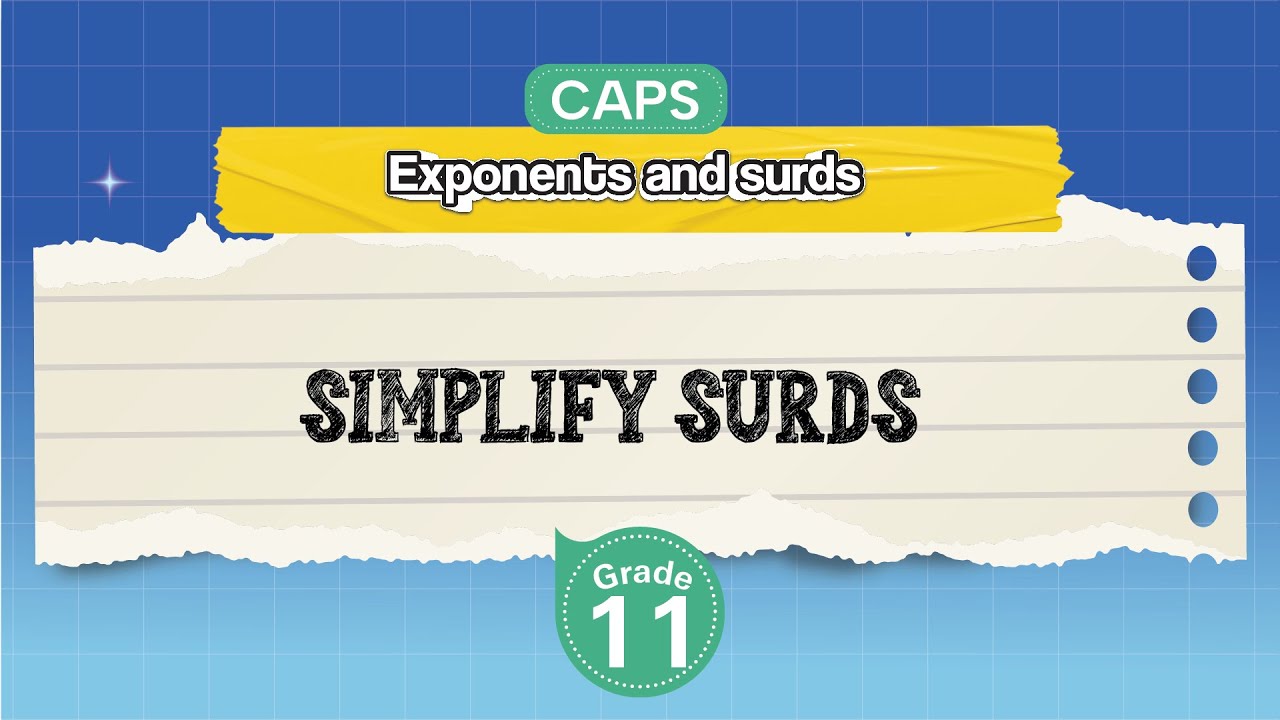 [GRADE 11] Simplify Surds