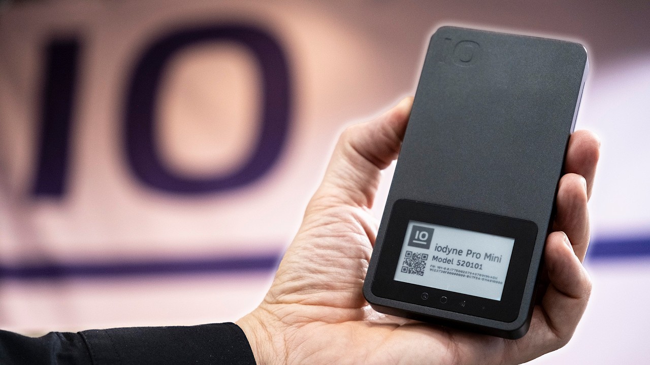 iodyne Pro Mini Starts Shipping – Digital Label, Passkey Unlock, and RAID-6 in a Pocket SSD