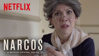 Narcos | Abuela Visits The Set | Netflix
