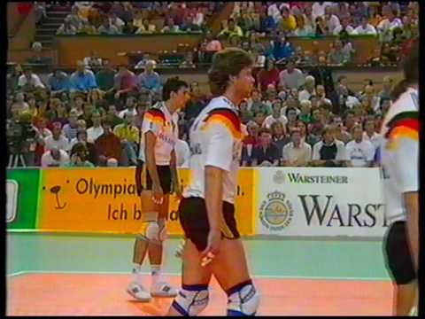1991 Eurovolley Italy vs Germany set 1